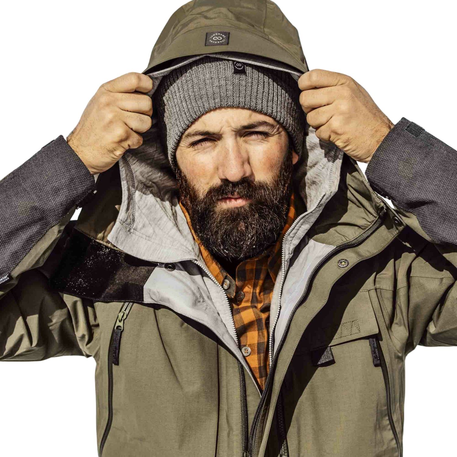 Lundhags Ocke Ms Jacket, skaljacka, herr, grön/grå