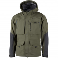 Lundhags Ocke Ms Jacket, škrupinová bunda, pánska, zelená/šedá