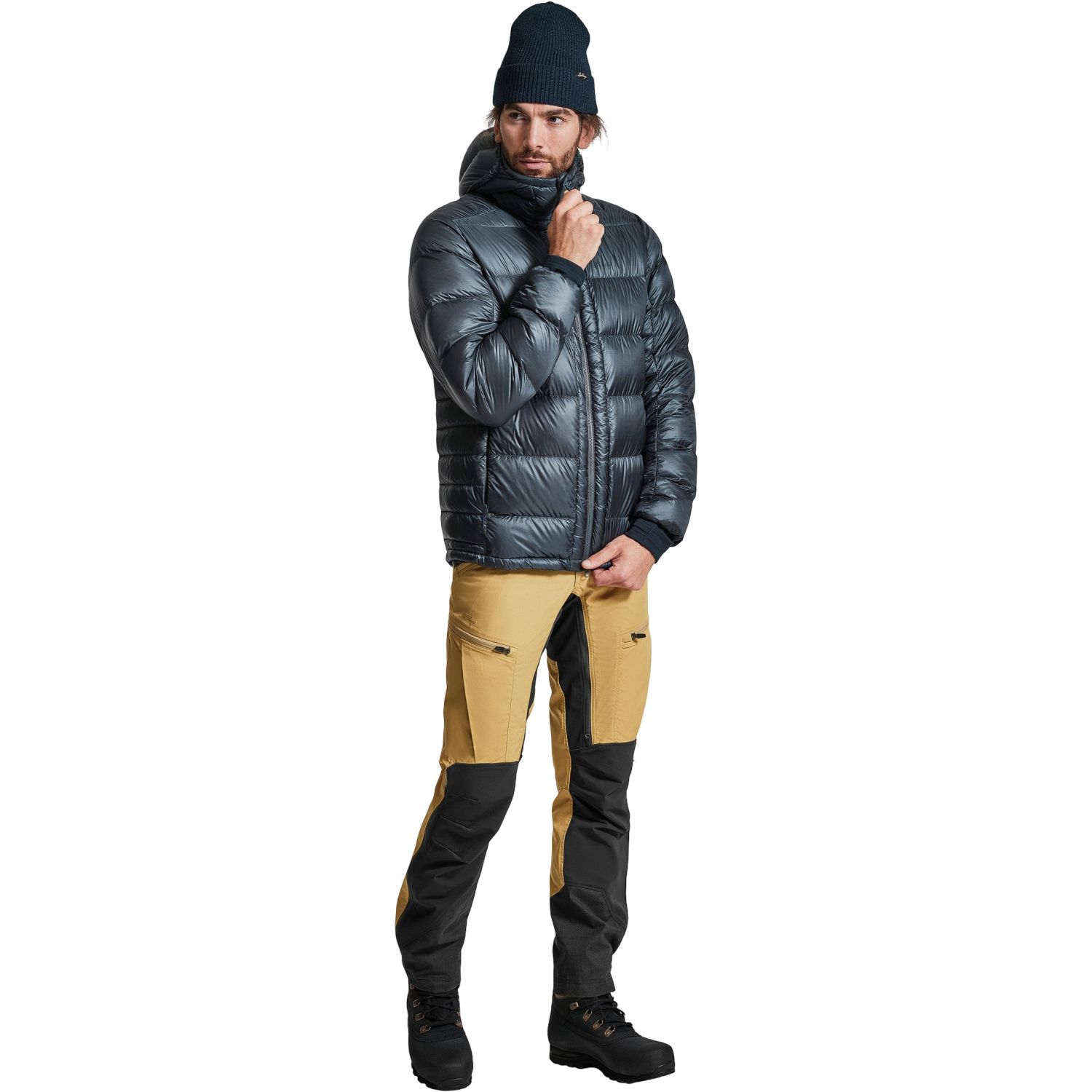 Lundhags Padje Light Tech Down Jacket M, páperová bunda, modrá
