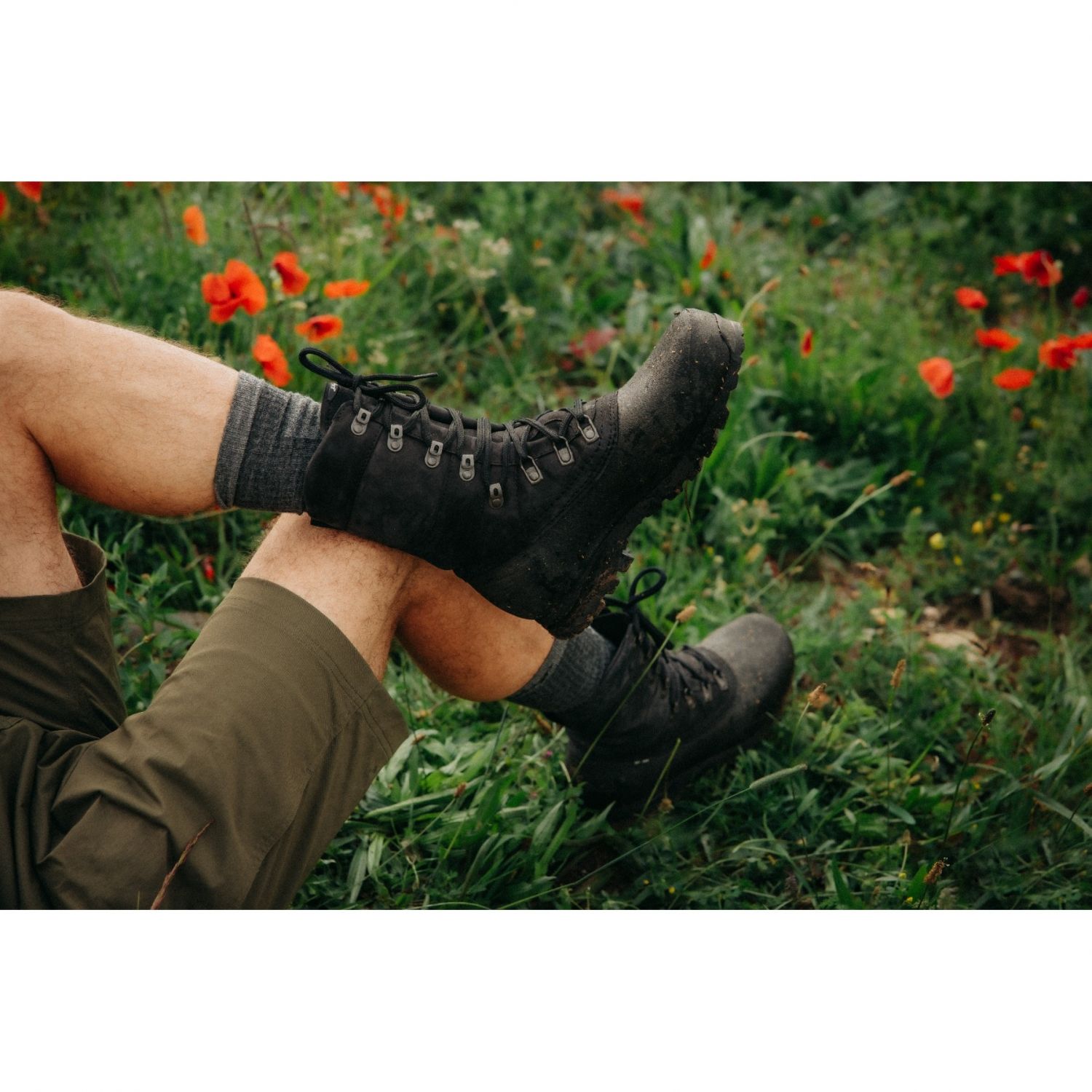 Lundhags Padje Light Trekking Boot High M, pantofi de drumeție, negru