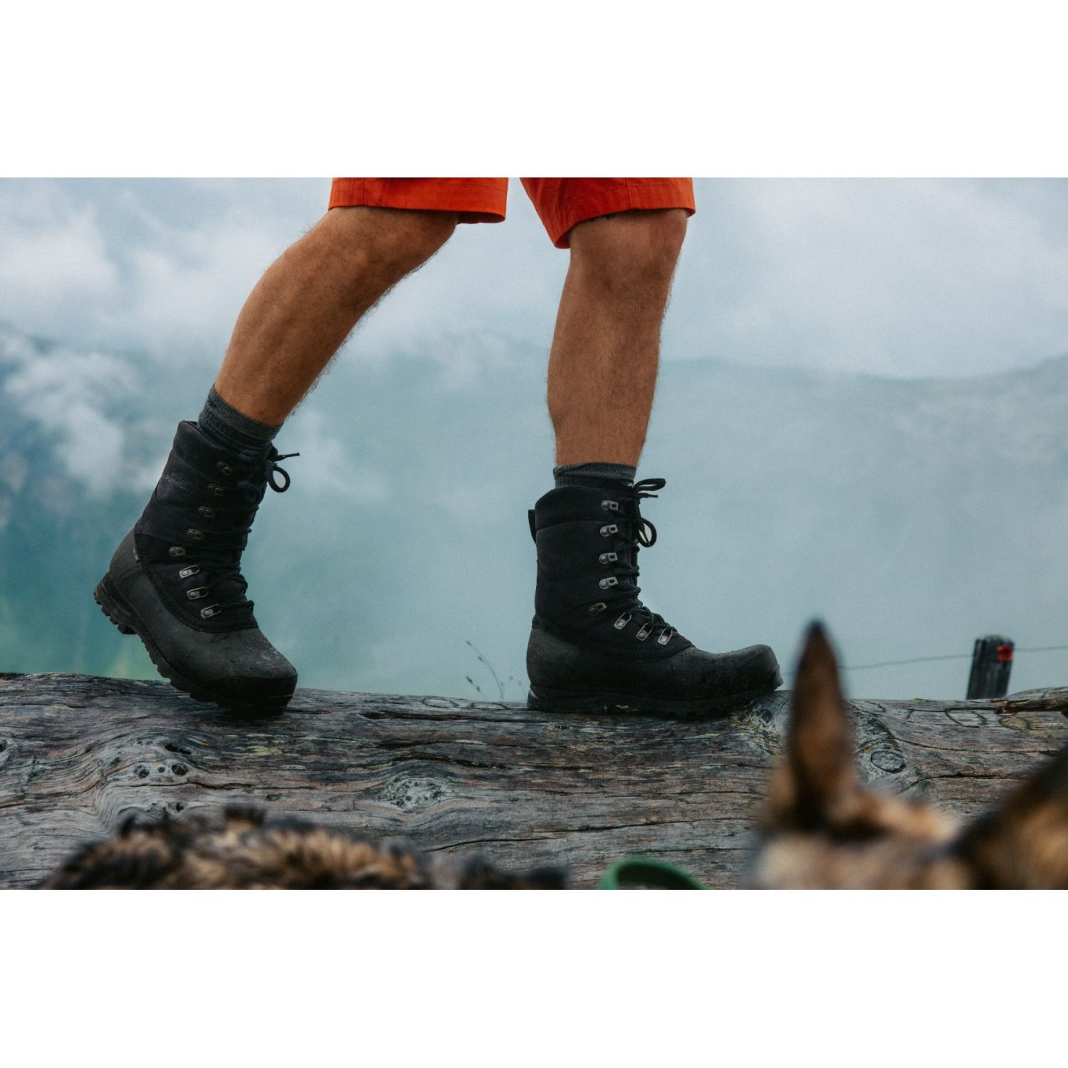 Lundhags Padje Light Trekking Boot High M, pantofi de drumeție, negru