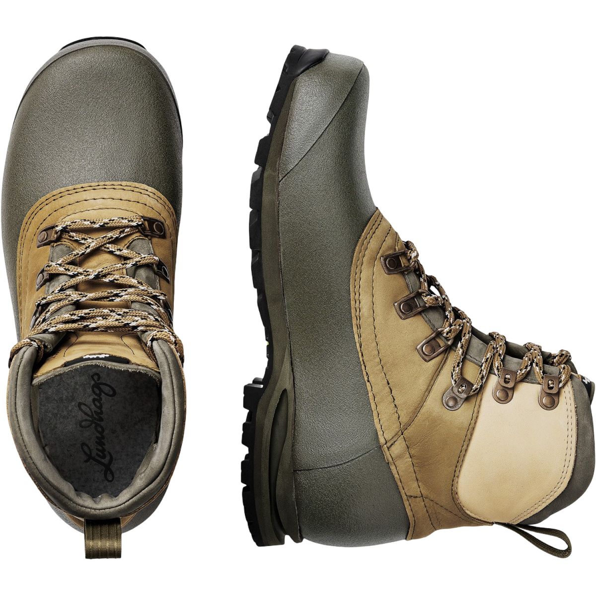Lundhags Padje Light Trekking Boot Mid M, zapatos de senderismo, hombre, verde