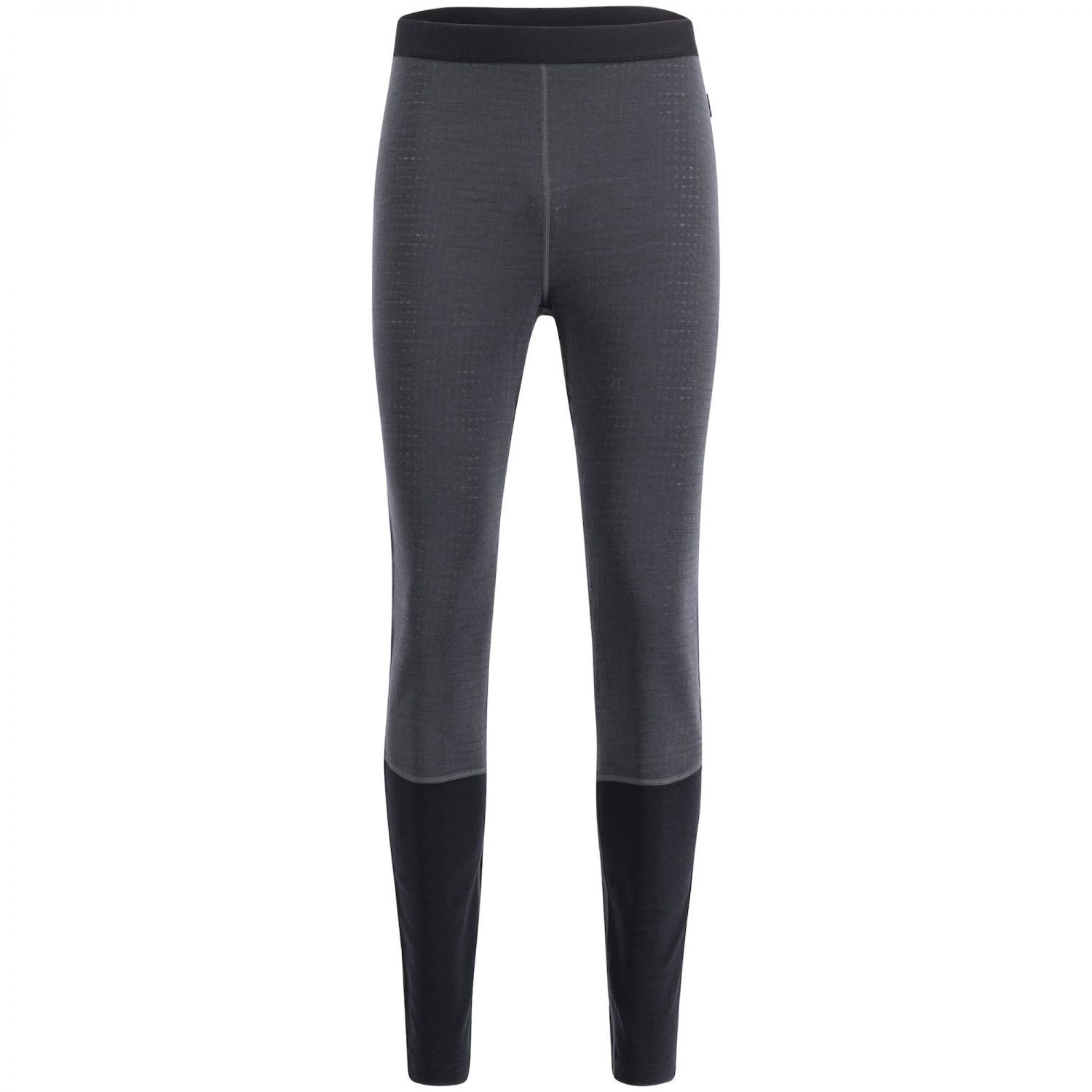 Lundhags Prime Merino Long John M, skiunderbukser, herre, grå/sort