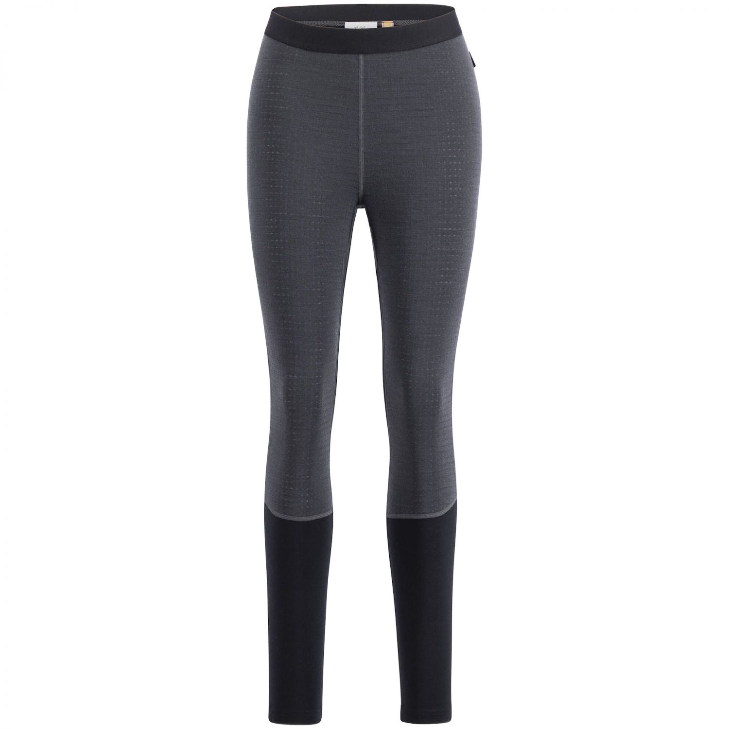 Lundhags Prime Merino Long John W, calças de esqui, feminino, cinza/preto