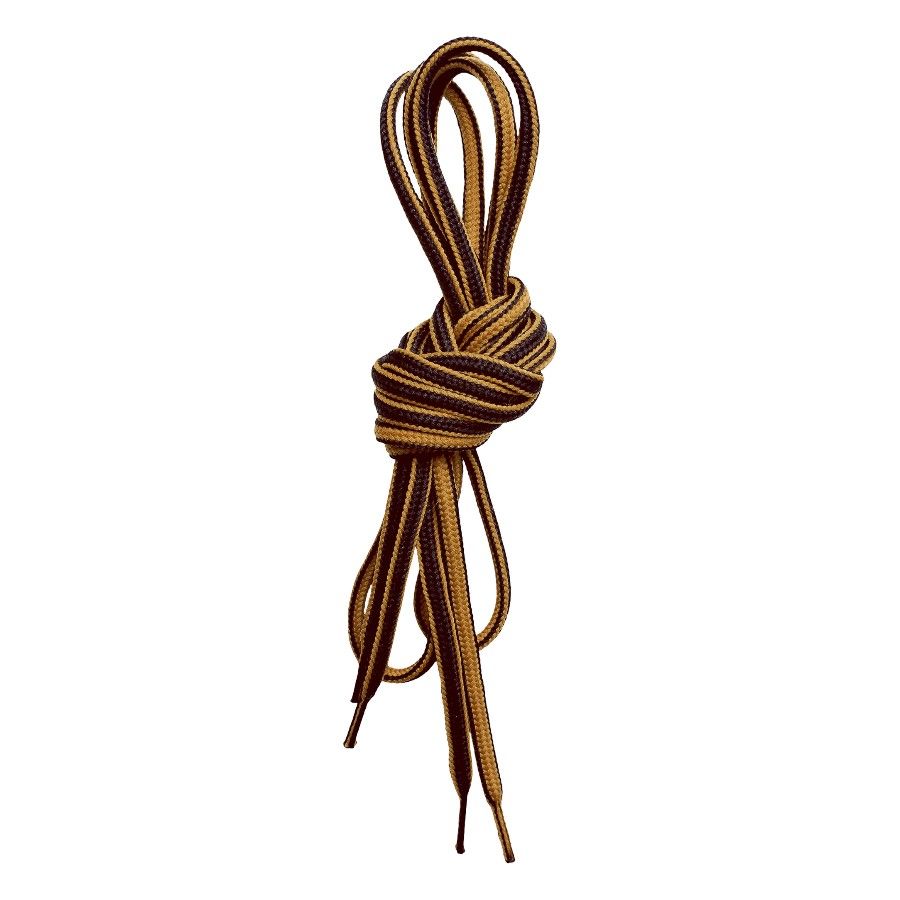 Lundhags Round Shoe Laces 150CM, lacets, jaune/marron