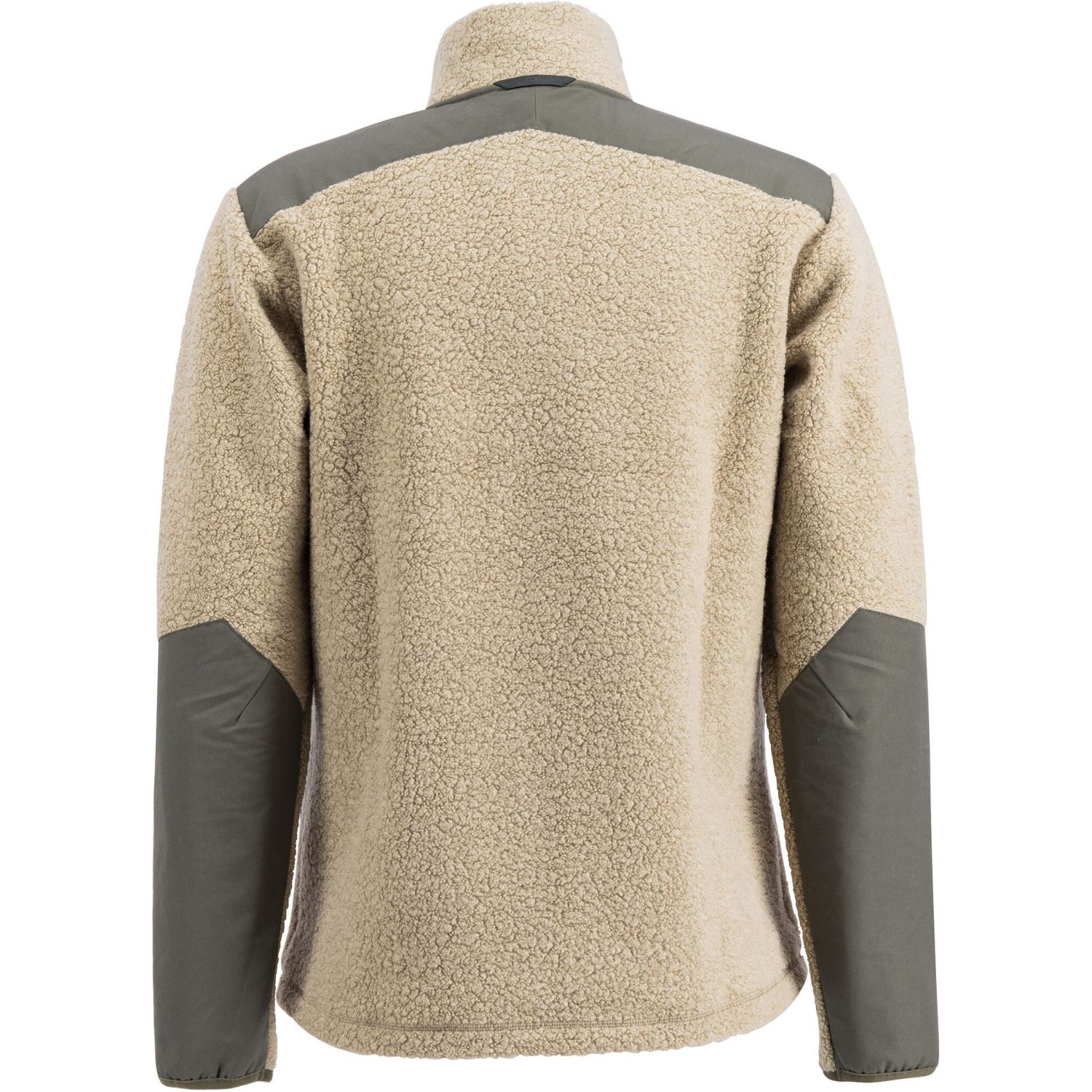 Lundhags Saruk Wool Pile Mid Full Zip M, mid layer, beige