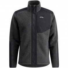 Lundhags Saruk Wool Pile Mid Full Zip, välikerros, miesten, harmaa