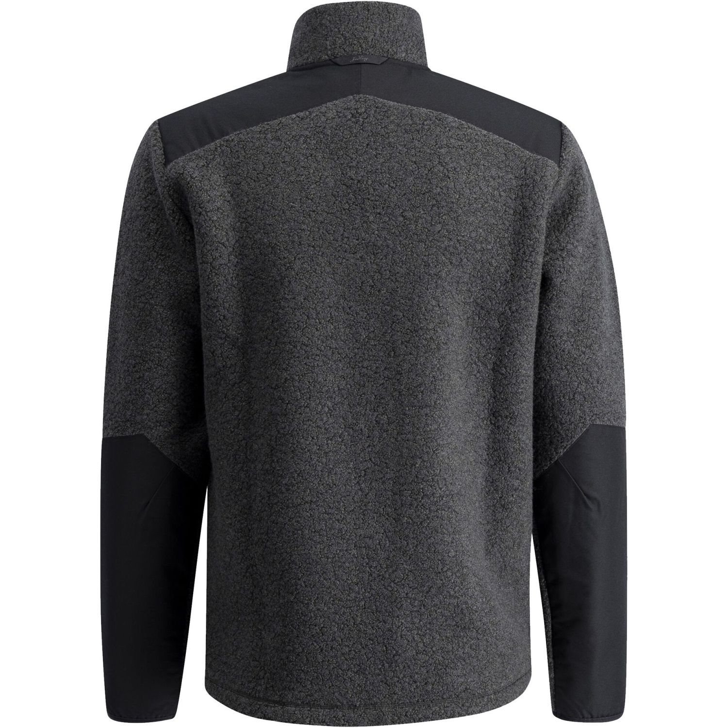 Lundhags Saruk Wool Pile Mid Full Zip, välikerros, miesten, harmaa