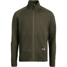 Lundhags Tived Merino Full Zip M, st?ední vrstva, zelená