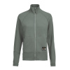 Lundhags Tived Merino Full Zip W, couche intermédiaire, noir, vert