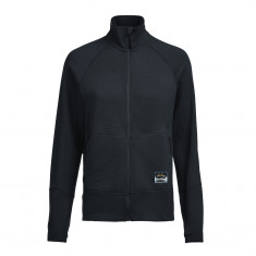 Lundhags Tived Merino Full Zip W, strato intermedio, nero