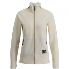 Lundhags Tived Merino Full Zip W, warstwa ?rodkowa, czarny, bia?y