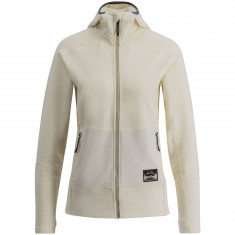 Lundhags Tived Merino Hoodie, capa intermedia, mujer, blanco