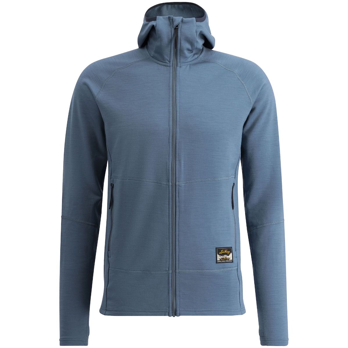 Lundhags Tived Merino Hoodie M, mellomlag, herre, blå