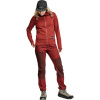 Lundhags Tived Merino Hoodie, mellanlager, dam, röd