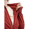 Lundhags Tived Merino Hoodie, mellanlager, dam, röd