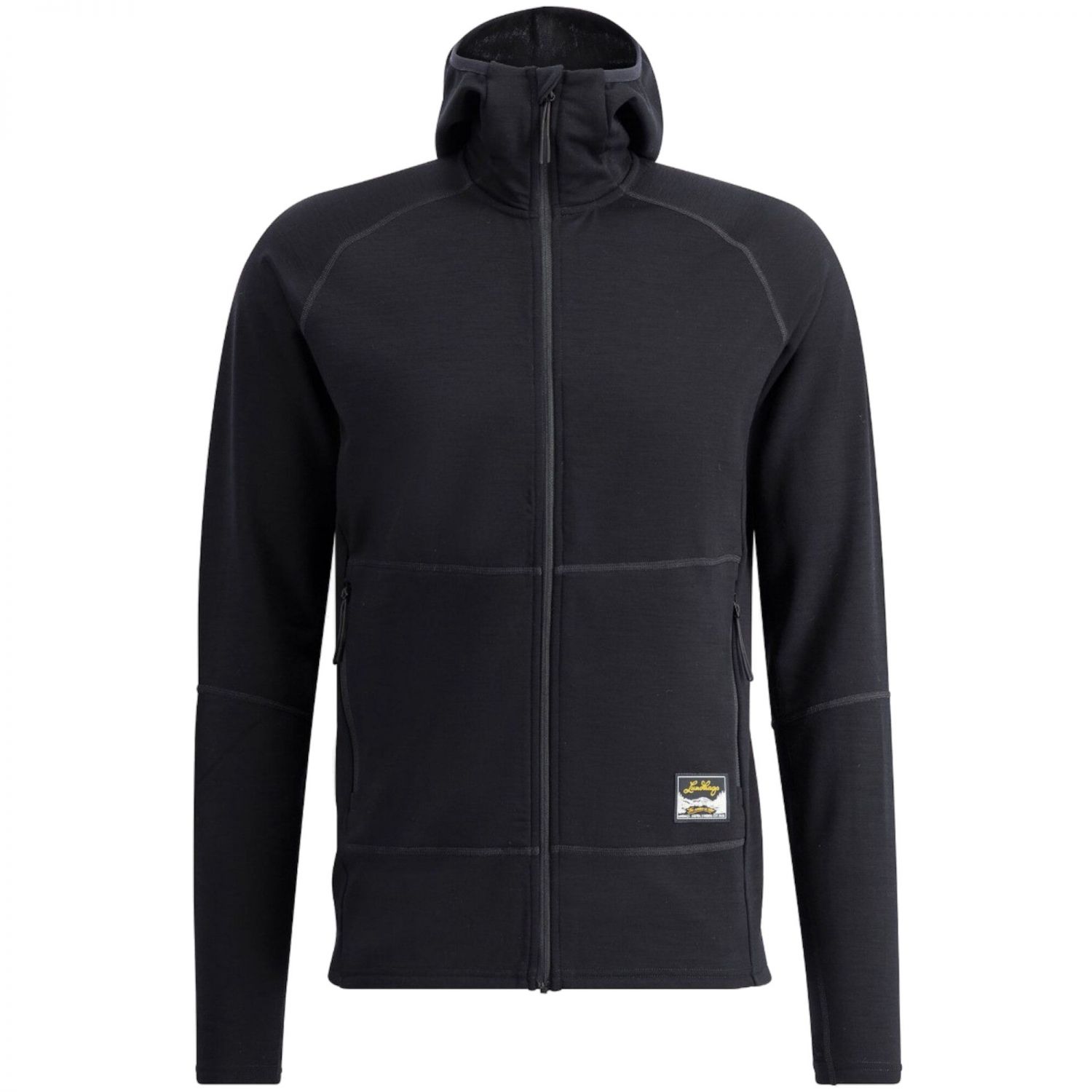 Lundhags Tived Merino Hoodie, midlayer, men, black