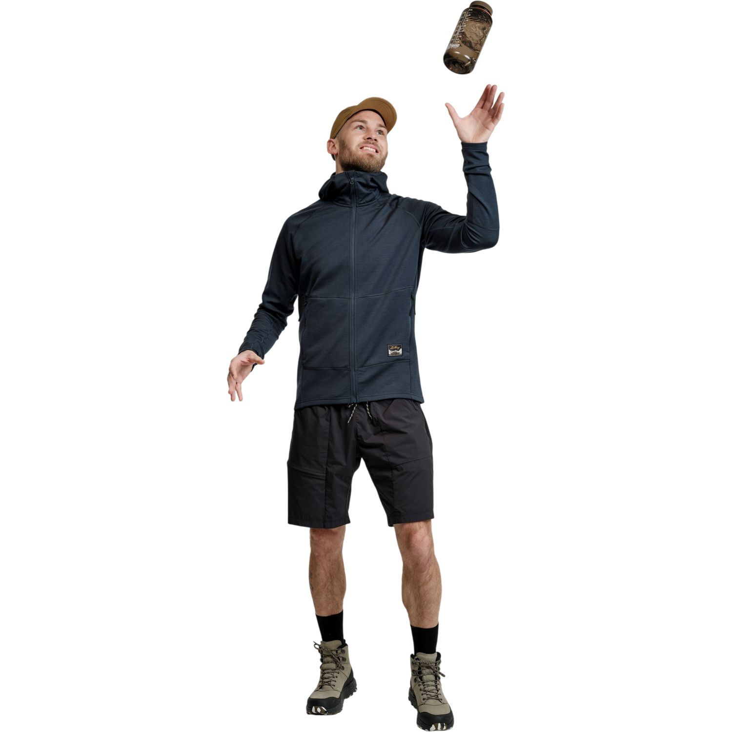 Lundhags Tived Merino Hoodie, välikerros, miesten, sininen
