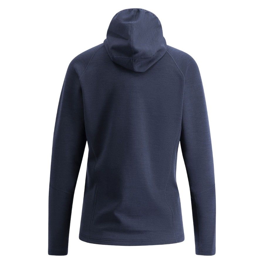Lundhags Tived Merino Hoodie W, mellanlager, svart