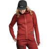Lundhags Tived Merino Hoodie W, mellemlag, dame, rød