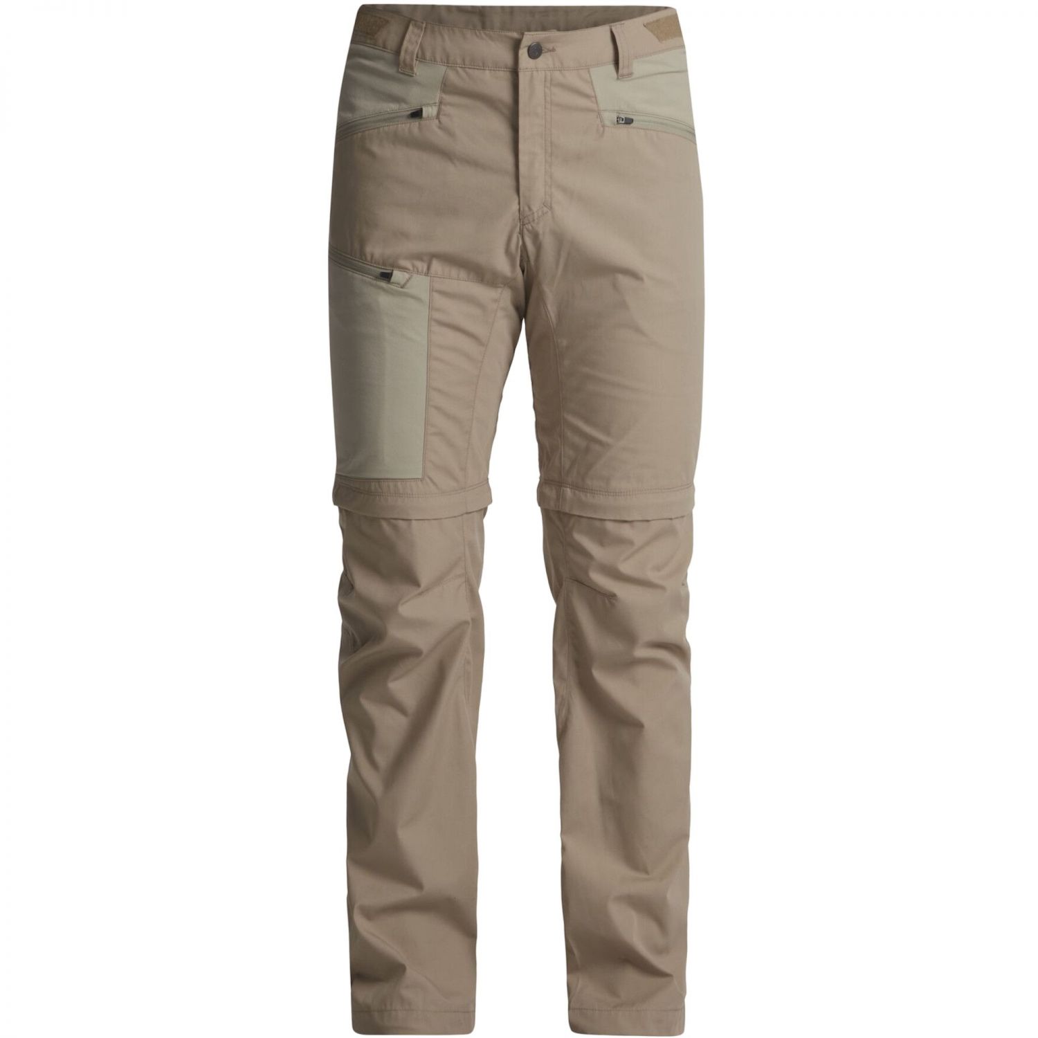 Lundhags Tived Zip-off Pant M, calças de trekking, masculino, bege