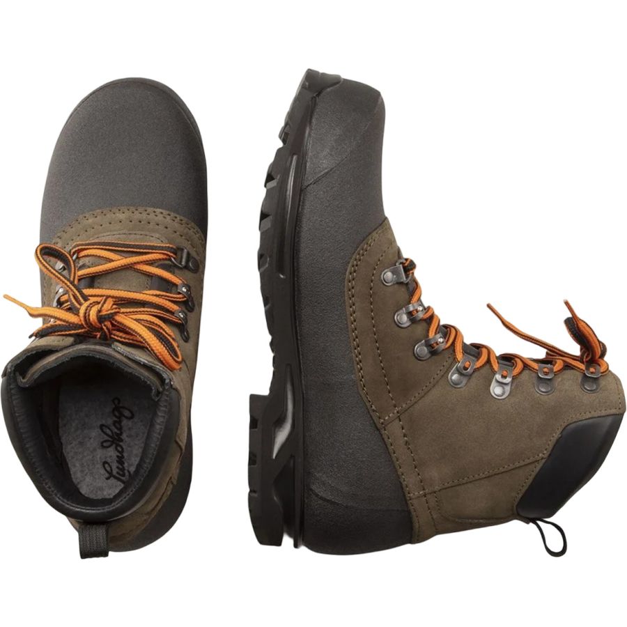 Lundhags Tjakke Mid, bottes de randonnée, vert/noir