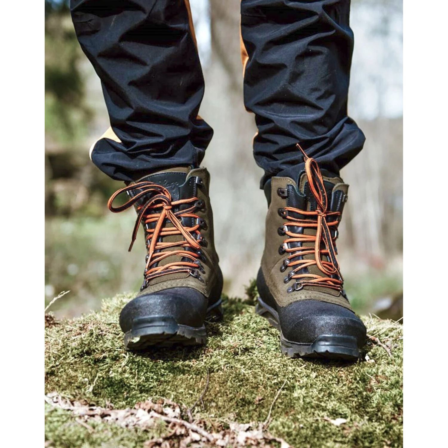 Lundhags Tjakke Mid, wandelschoenen, groen/zwart