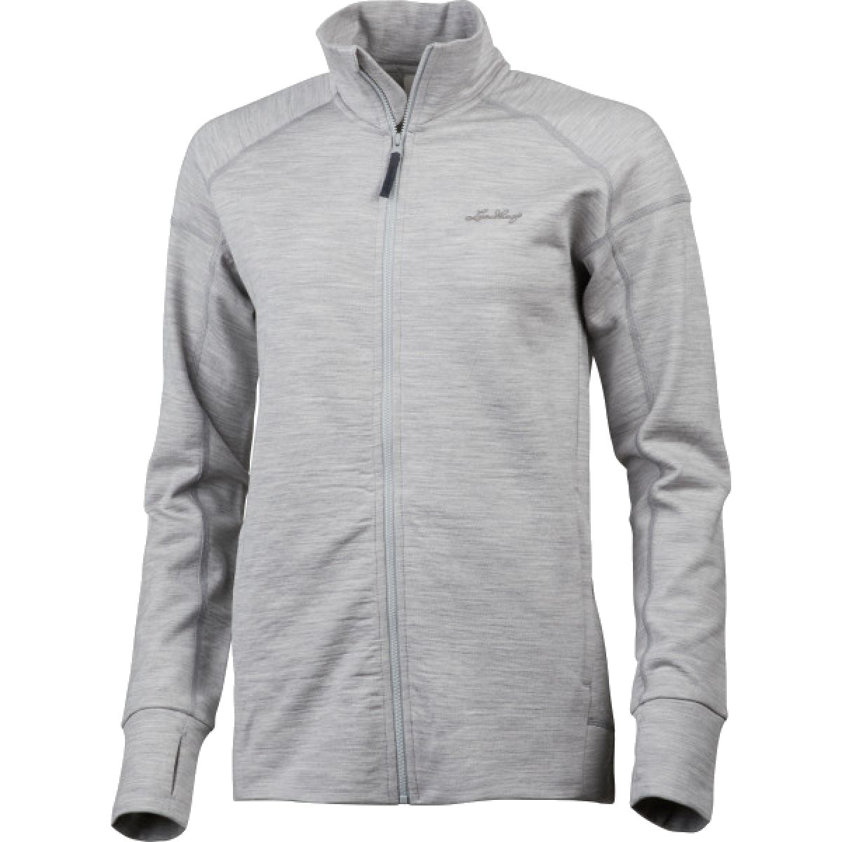 Lundhags Ullto Merino Ws Full Zip, stredná vrstva, dámske, sivá