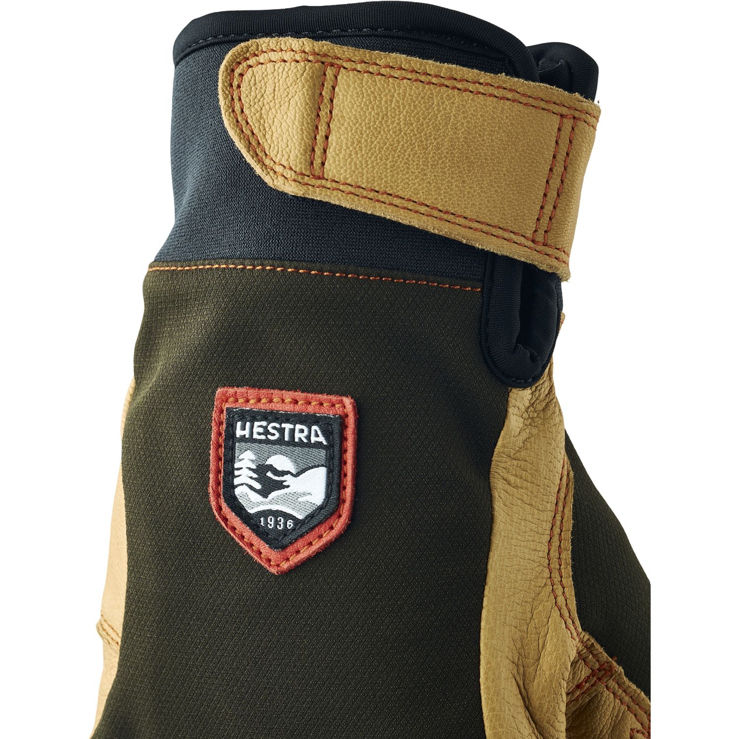 Luva de esqui Hestra Ergo Grip Active, homem, verde escuro