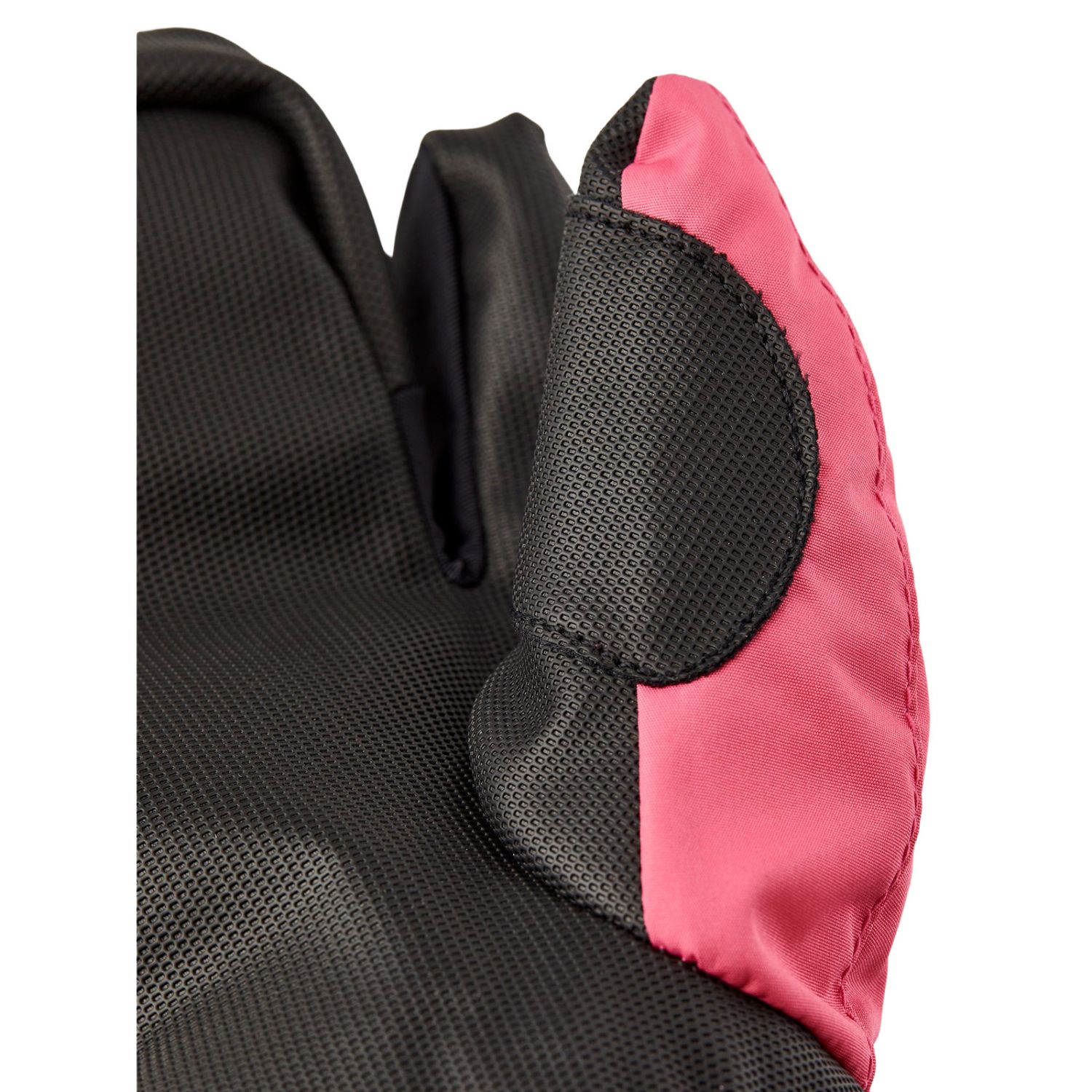 Luvas de esqui de 3 dedos Hestra Gauntlet, júnior, cor-de-rosa
