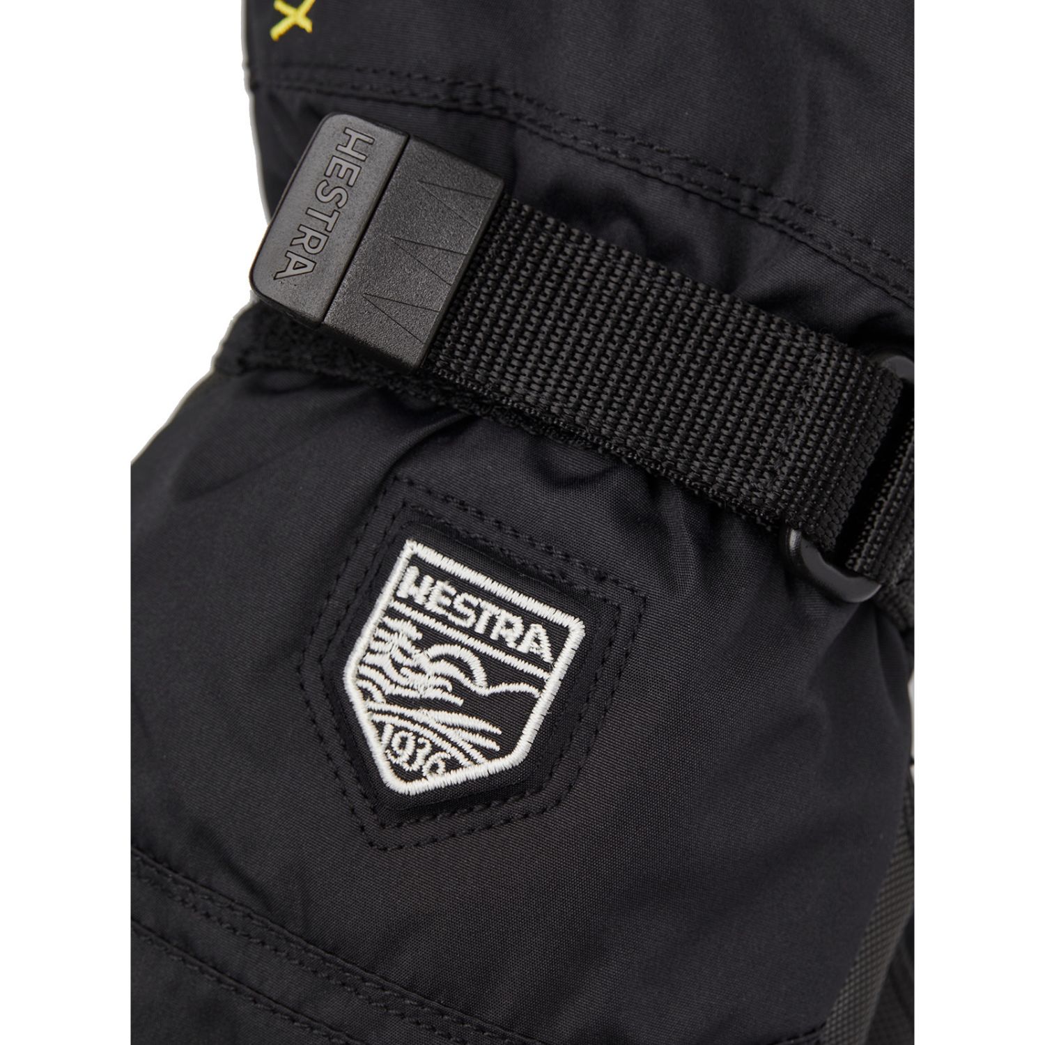 Luvas de esqui Hestra Gore-Tex Gauntlet, júnior, preto