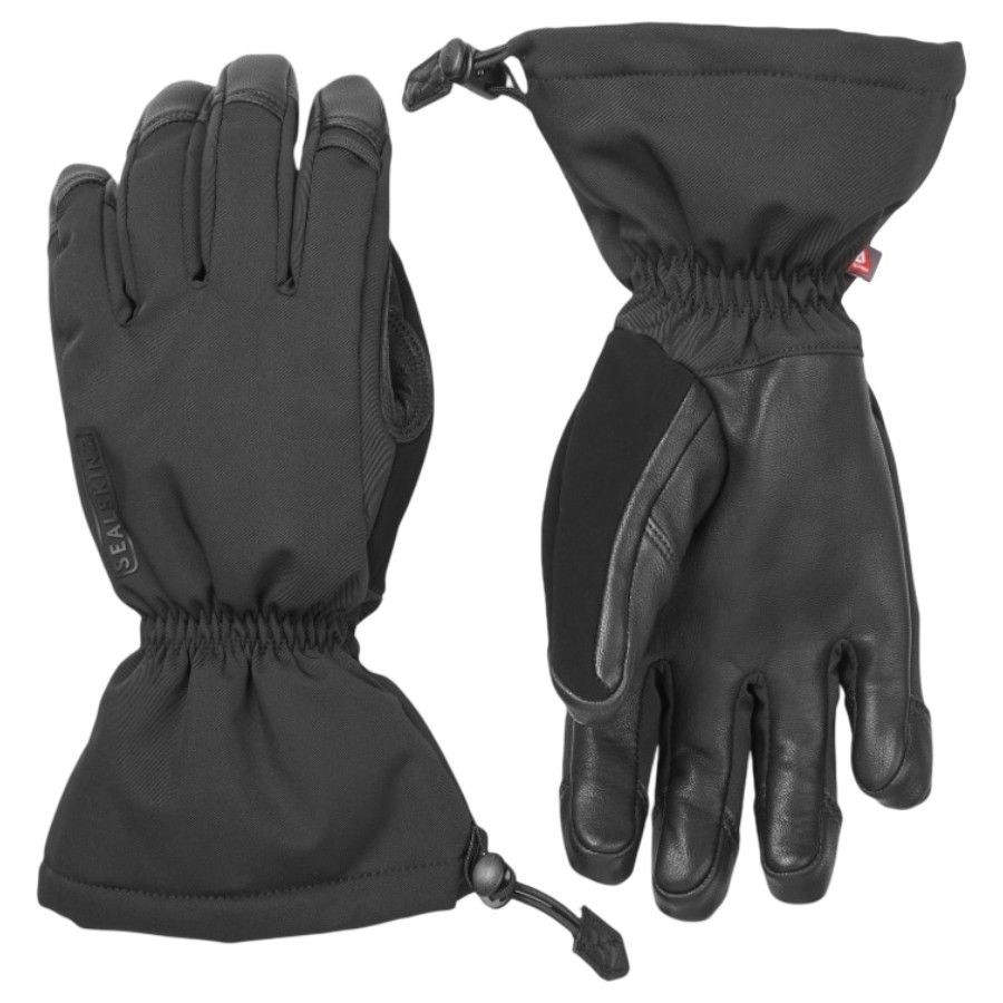 Luvas de esqui Sealskinz Southery, pretas