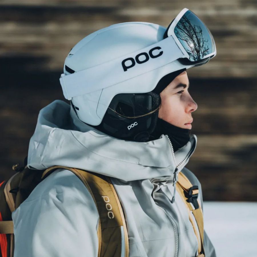 Lyžiarska prilba POC Obex Mips, biela