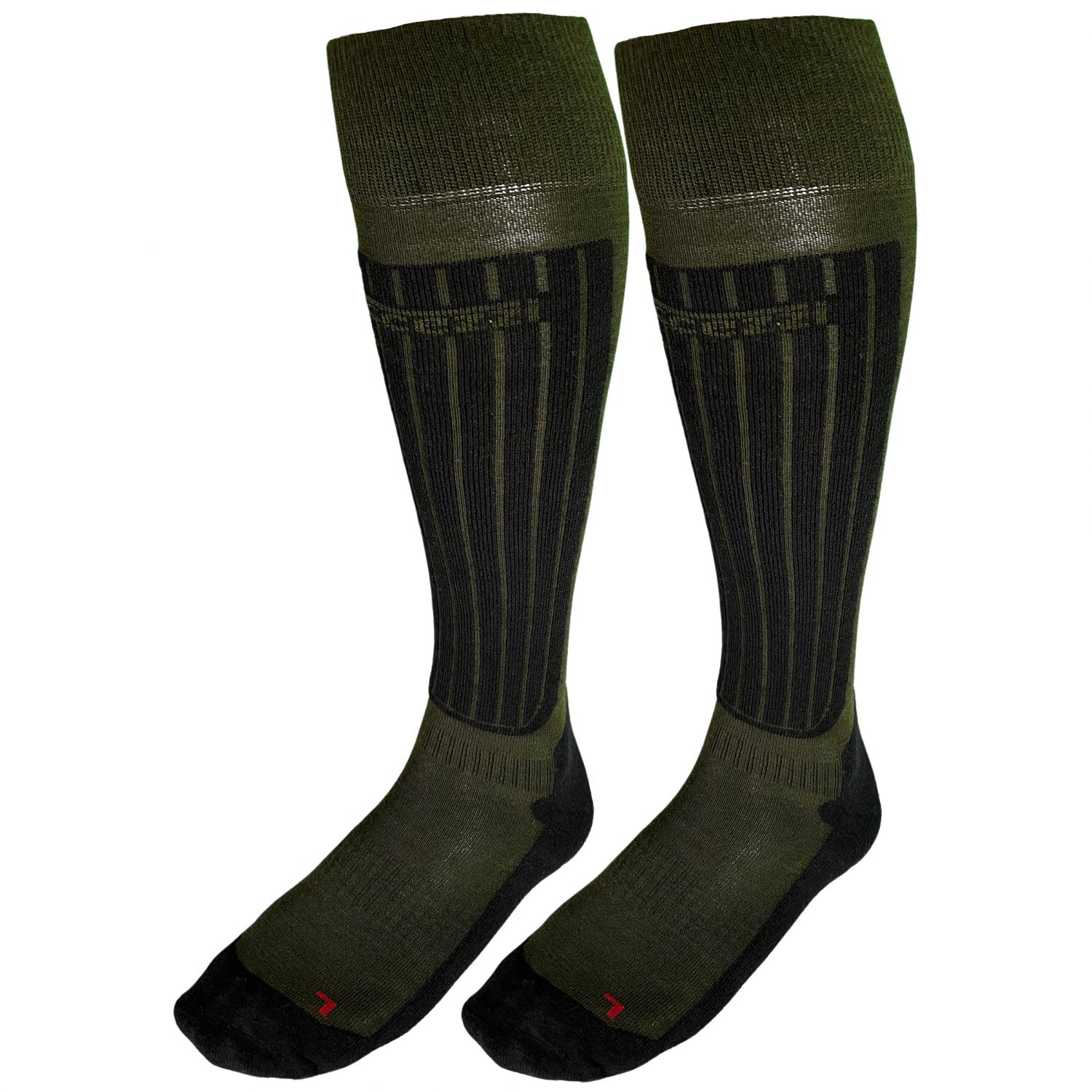 Lyžiarske ponožky Accezzi Merino 80, 2 páry, zelené