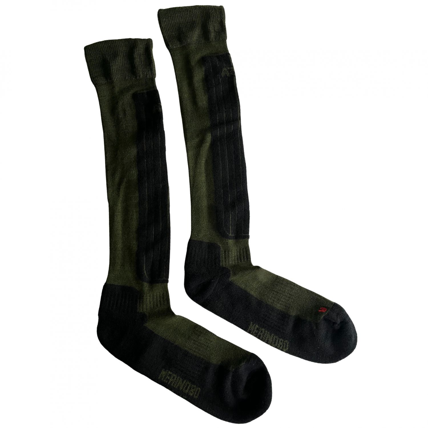 Lyžiarske ponožky Accezzi Merino 80, zelené