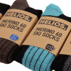Lyžiarske ponožky Helios Merino One 60, svetlomodré