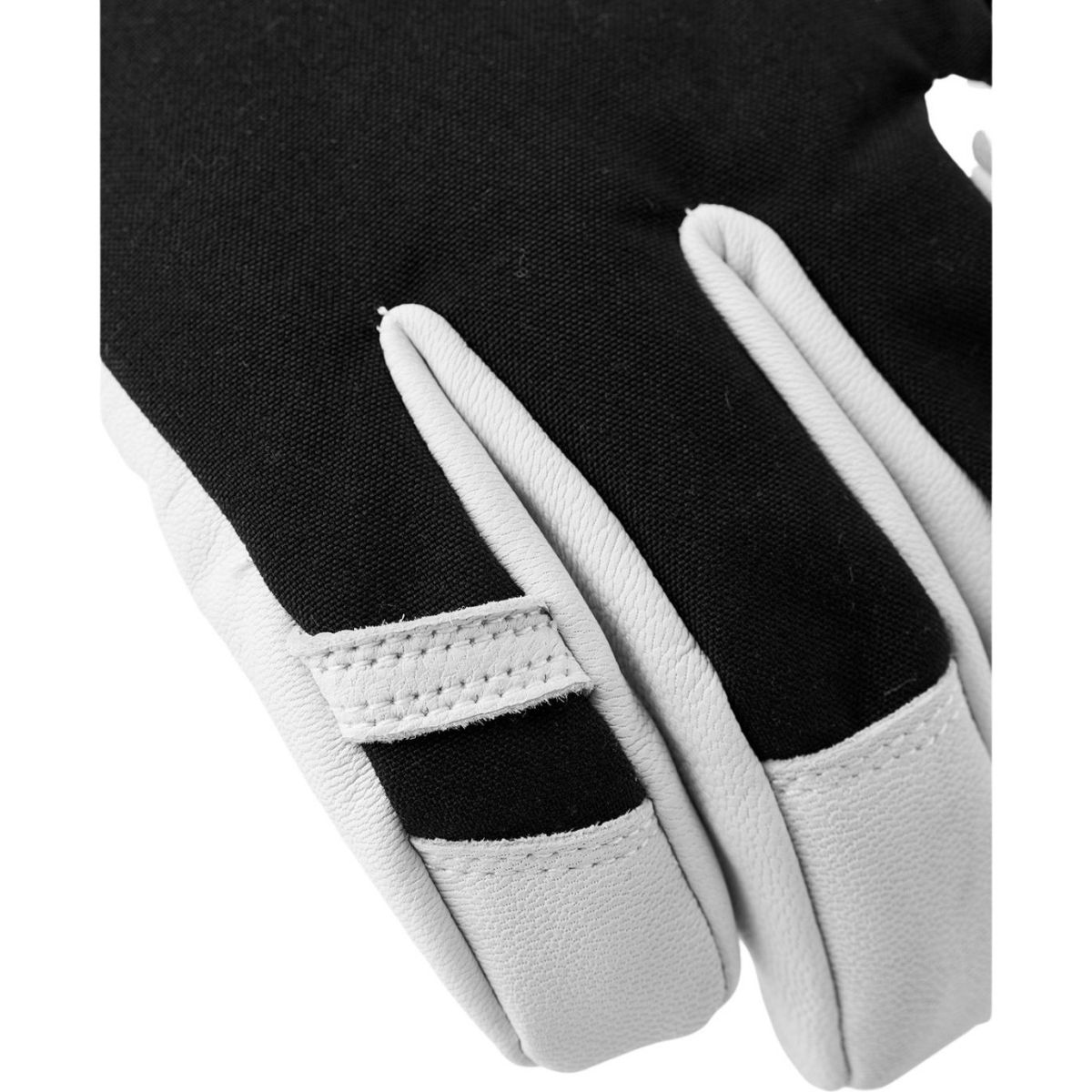 Lyžiarske rukavice Hestra Army Leather Heli, čierne