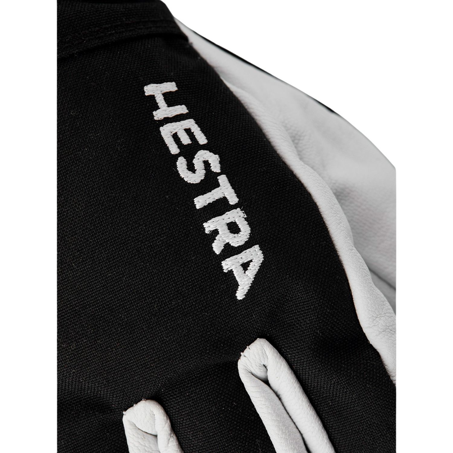 Lyžiarske rukavice Hestra Army Leather Heli, junior, čierne