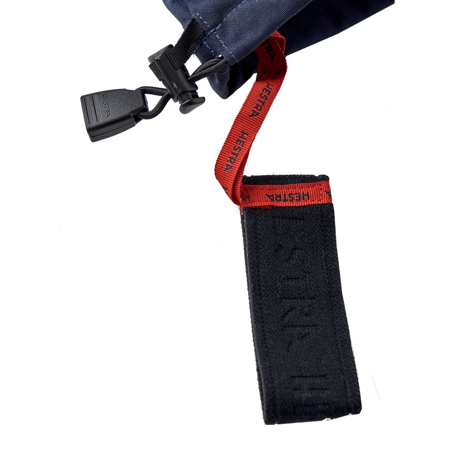 Lyžiarske rukavice Hestra Army Leather Heli s 3 prstami, tmavomodré