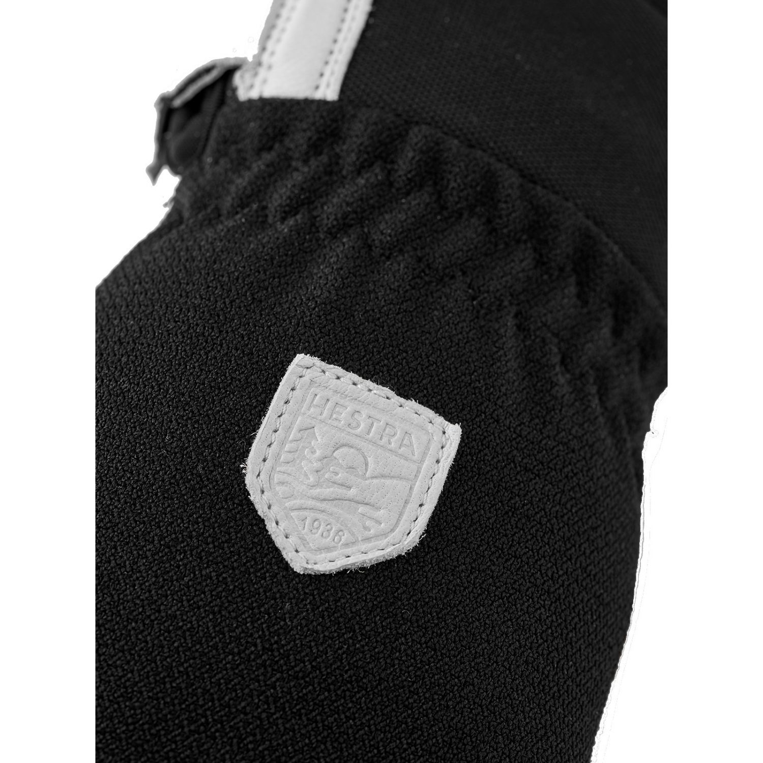 Lyžiarske rukavice Hestra Army Leather Patrol, dámske, čierne