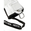 Lyžiarske rukavice Hestra Army Leather Patrol s 3 prstami, čierne