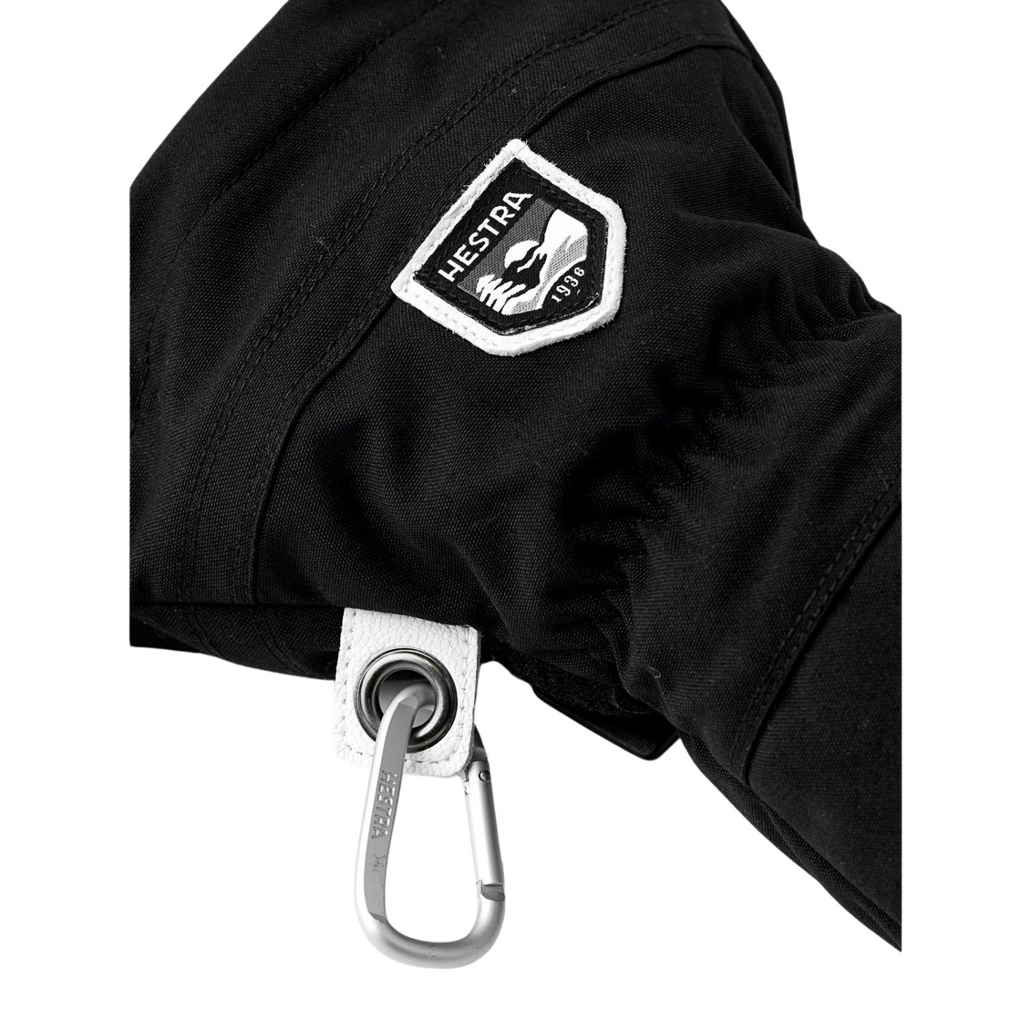 Lyžiarsky návlek Hestra Army Leather Heli, čierny