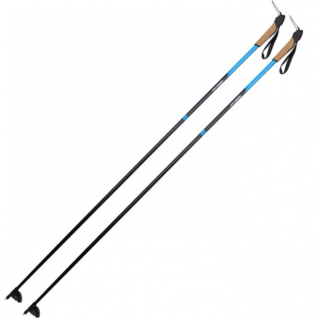 Madshus Nordic Alu bastones de cross-country, negro
