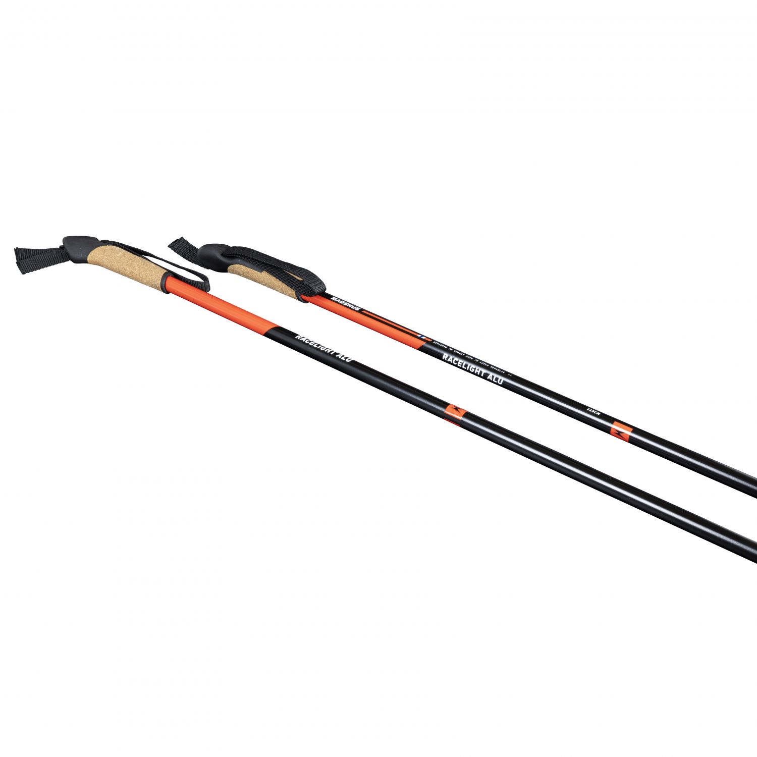 Madshus Racelight, bastones de cross-country, junior, negro