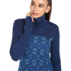 Maglietta intima da sci Kilpi Jannu donna, blu scuro/grigio