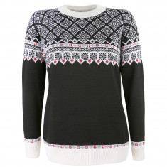 Maglione Kama Frida Merino, donna, nero