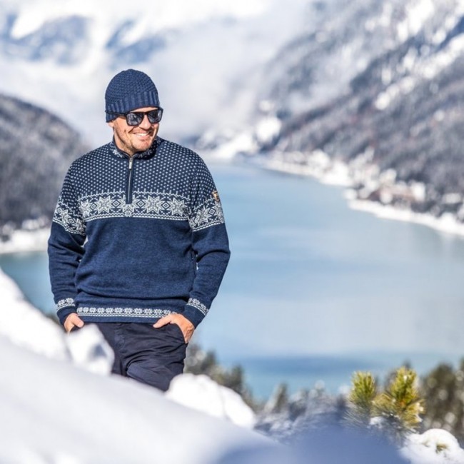 Maglione Kama Thor Merino, uomo, navy