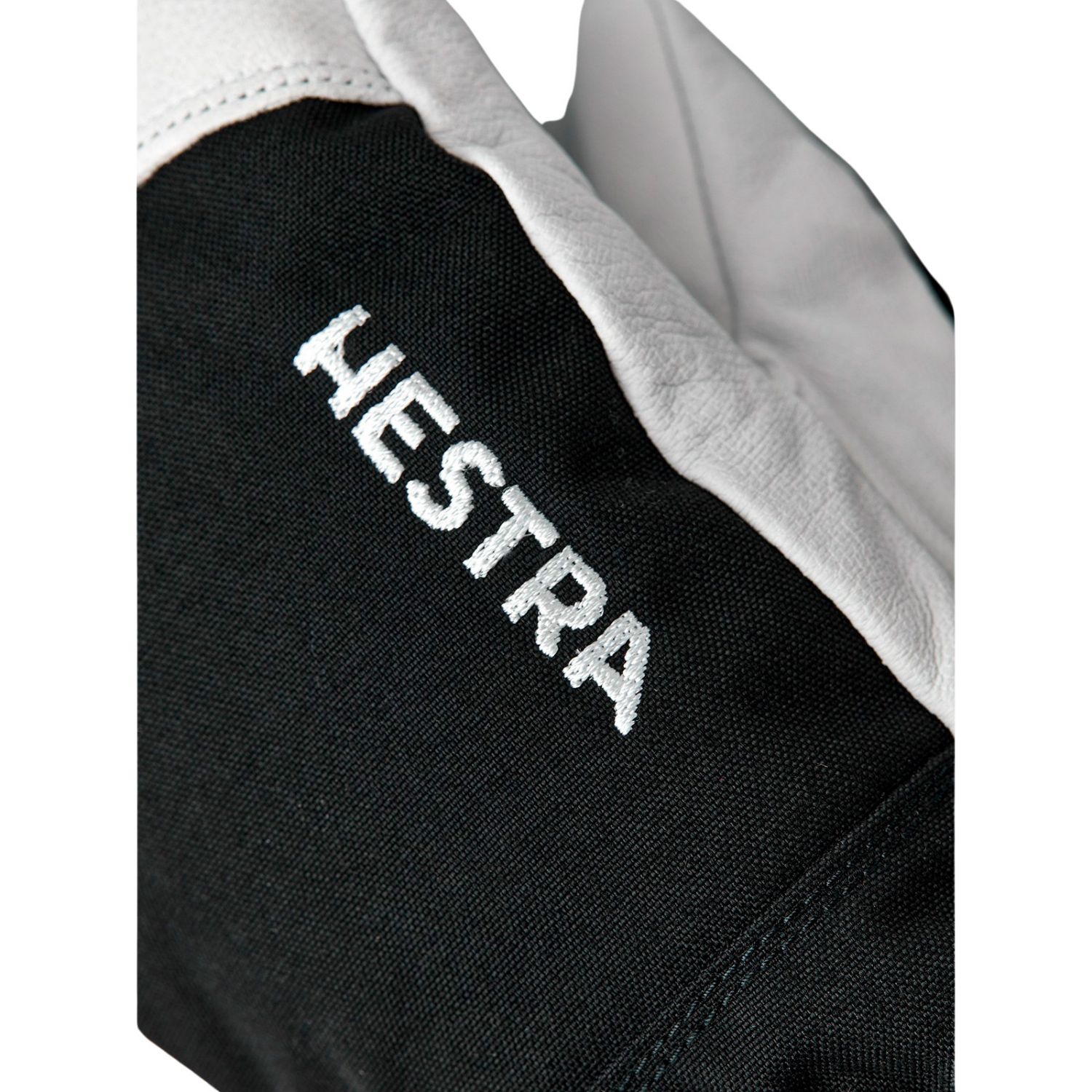 Manga de esqui Hestra Army Leather Heli, júnior, preto
