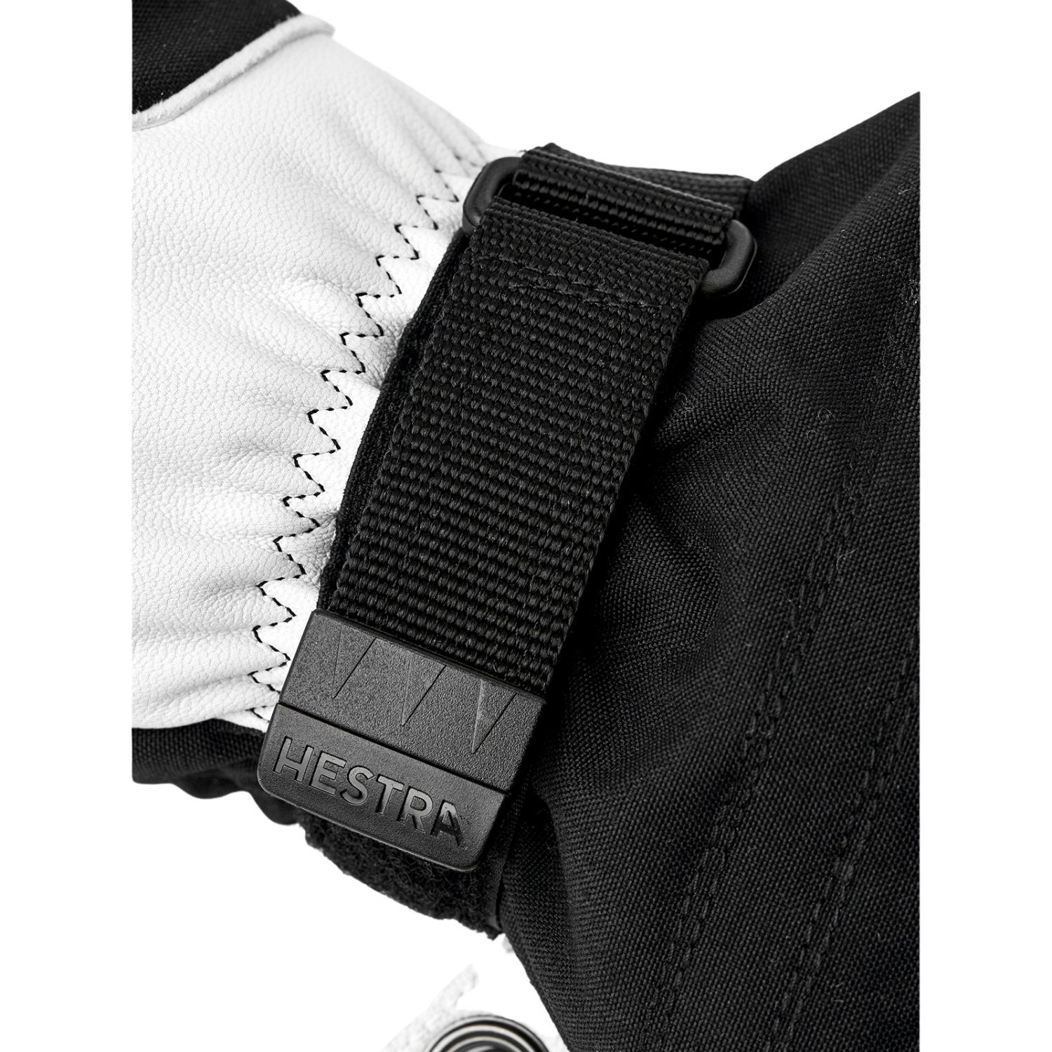 Manicotto da sci Hestra Army Leather Heli, nero
