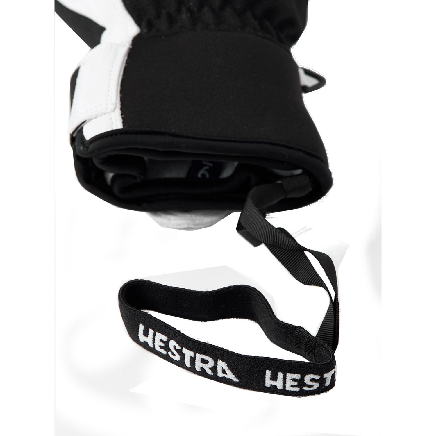 Manicotto da sci Hestra Army Leather Patrol, nero
